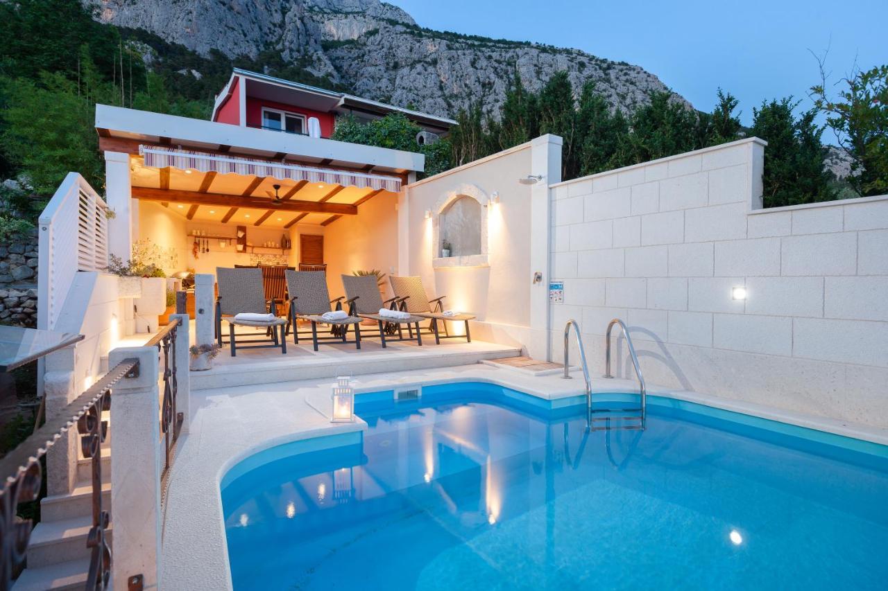 Idyllic Villa Marieta With Private Pool And Unforgettable View Makarska Exterior foto